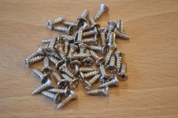 Small Steel Screws - Packs of 30